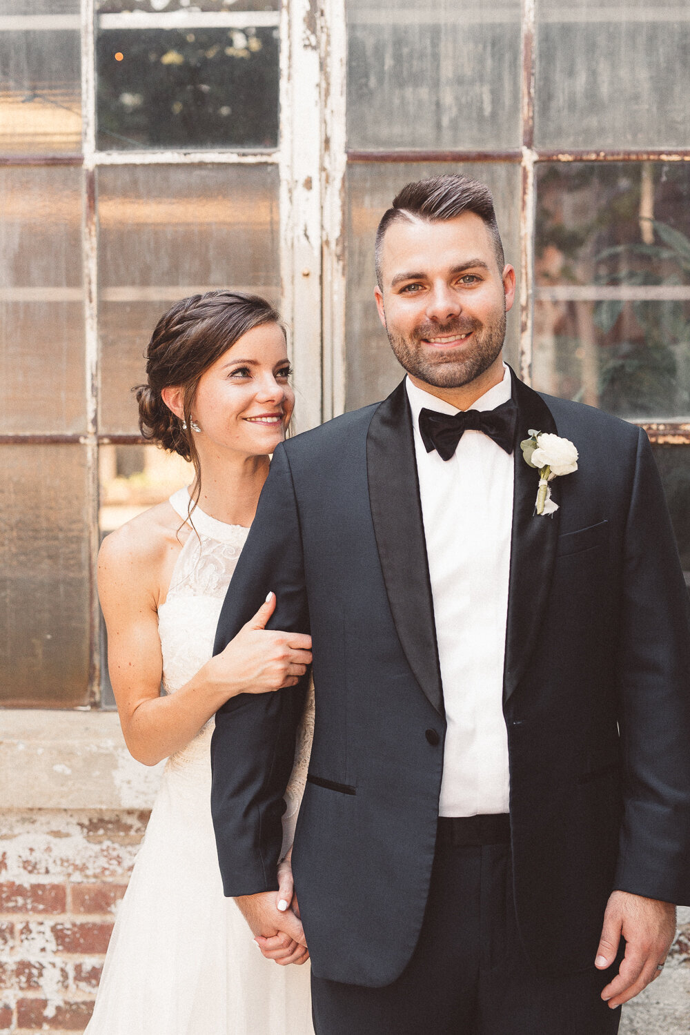 Kenzie and Nick' Wedding featuring a custom Renee Grace Bridal gown
