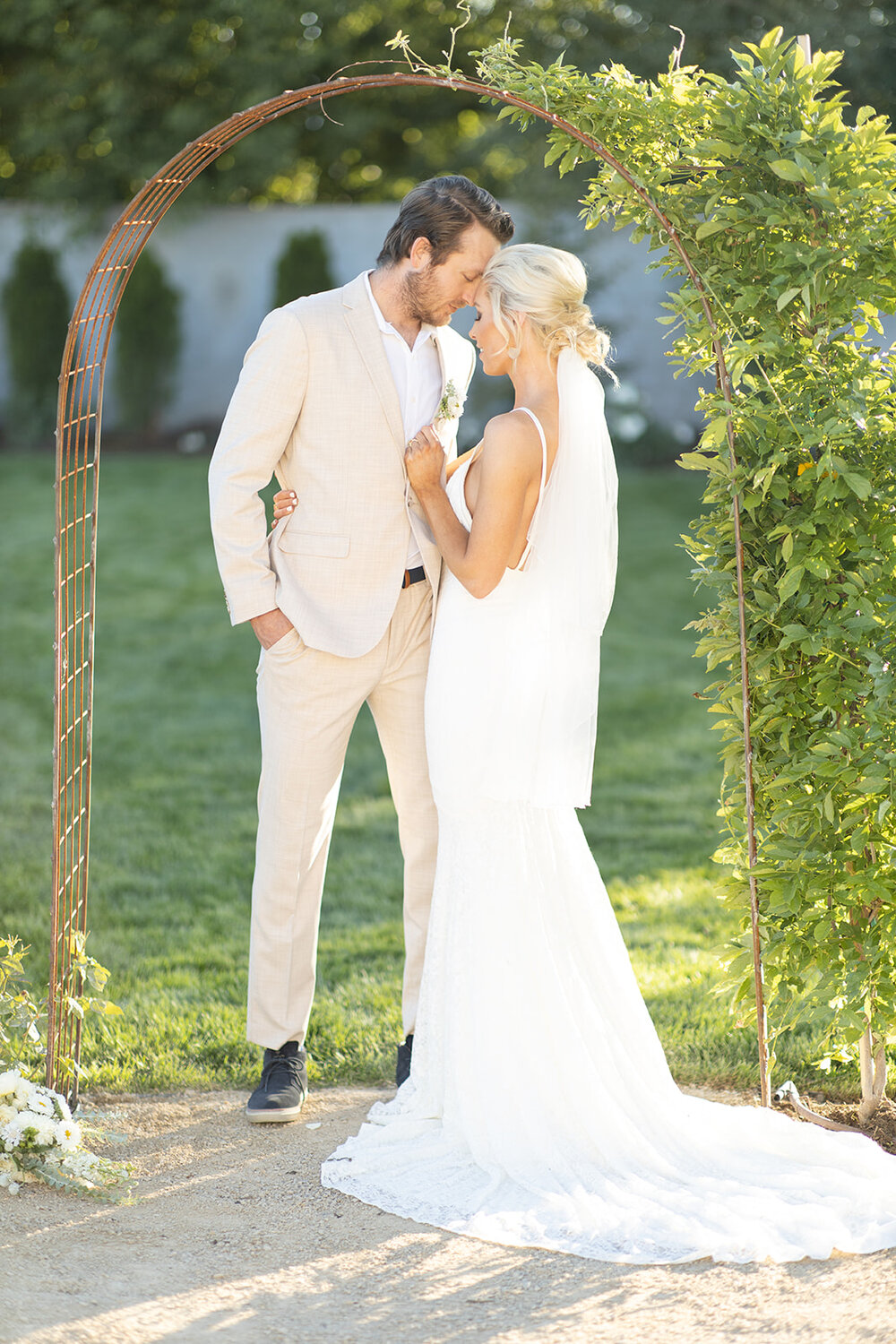Kate and Parker on Renee Grace Bridal